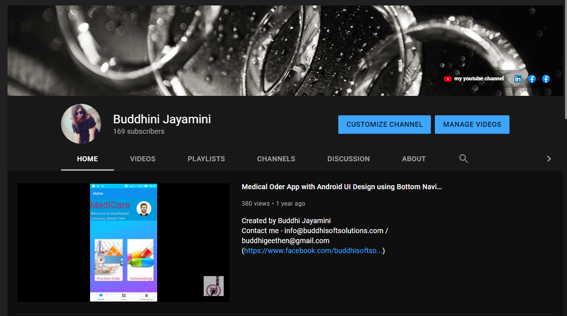 Flutter App Demos — YouTube interface
